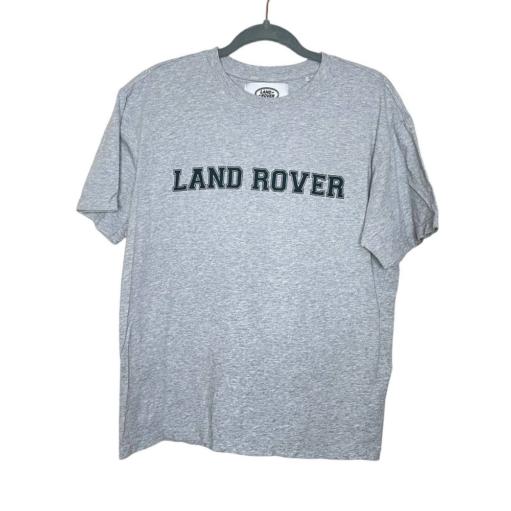 Land Rover Medium Mens Gray Short Sleeve Officially Licensed Pullover T Shirt